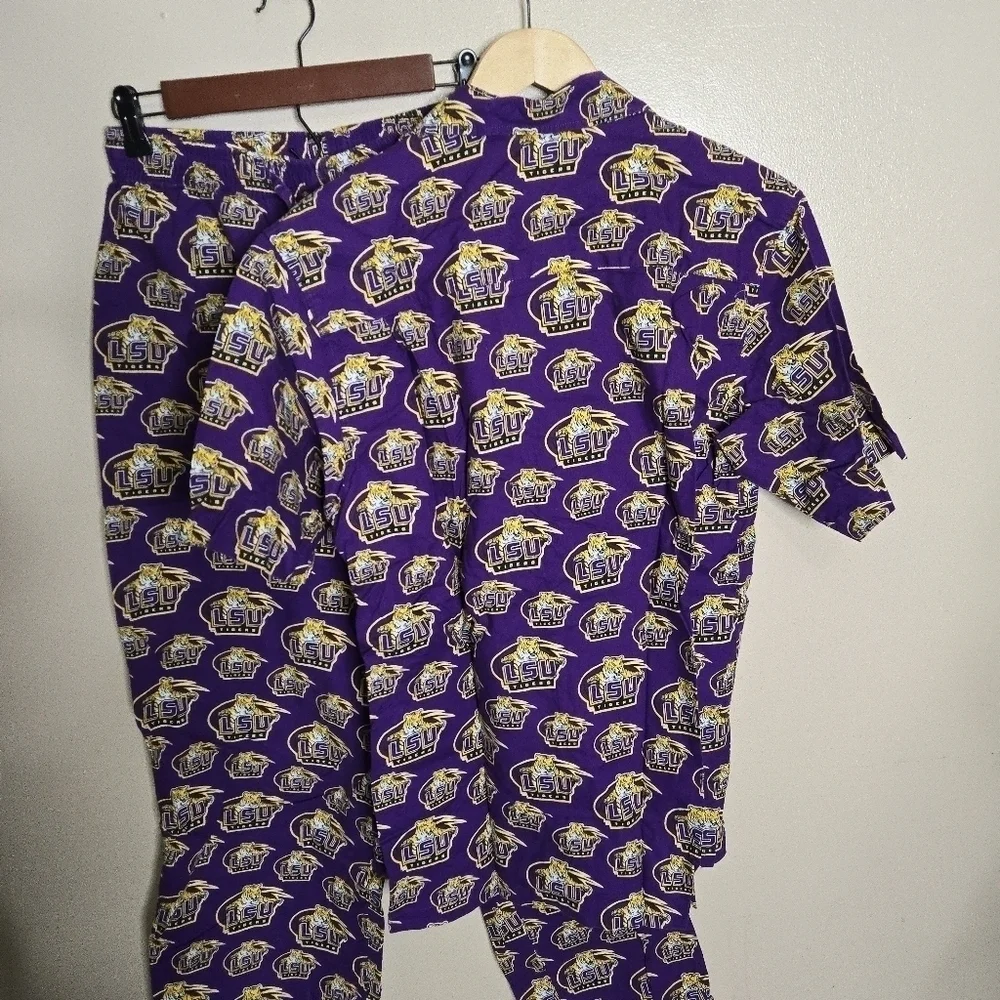 Broad Bay LSU Louisiana State University Cotton Mens Pajama Set